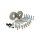 H&R TRAK+ Spurverbreiterung silber DR-ABE 30/30mm Audi A8 4E Limousine 1125571
