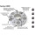 H&R TRAK+ Spurverbreiterung silber DRM 40mm Mazda 6 GY Kombi 4065671