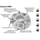 H&R TRAK+ Spurverbreiterung silber DRM 40mm Vauxhall...
