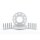 H&R TRAK+ Spurverbreiterung silber DRS 10mm Rover/MG Vitesse Limousine 10245616
