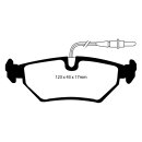 EBC Blackstuff Bremsbeläge Hinterachse ABE Fiat...