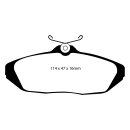 EBC Blackstuff Bremsbeläge Hinterachse ABE Chrysler...