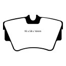 EBC Blackstuff Bremsbeläge Hinterachse ABE Opel...