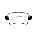 EBC Blackstuff Bremsbeläge Hinterachse ABE Opel...