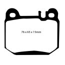 EBC Blackstuff Bremsbeläge Hinterachse ABE...