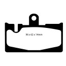 EBC Blackstuff Bremsbeläge Hinterachse ABE Lexus RX...