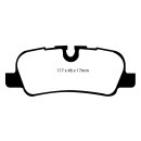 EBC Blackstuff Bremsbeläge Hinterachse ABE Land...