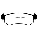 EBC Blackstuff Bremsbeläge Hinterachse ABE Daewoo...