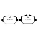 EBC Blackstuff Bremsbeläge Hinterachse ABE BMW 1 E81...