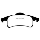 EBC Blackstuff Bremsbeläge Hinterachse ABE Jeep...