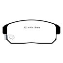 EBC Blackstuff Bremsbeläge Hinterachse ABE Nissan...