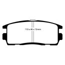 EBC Blackstuff Bremsbeläge Hinterachse ABE Pontiac...