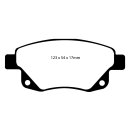 EBC Blackstuff Bremsbeläge Hinterachse ABE Ford...