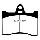 EBC Blackstuff Bremsbeläge Hinterachse ABE Citroen...