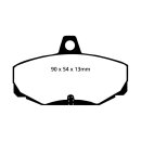 EBC Blackstuff Bremsbeläge Hinterachse ABE Ford...