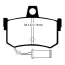 EBC Blackstuff Bremsbeläge Hinterachse ABE Honda...