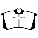 EBC Blackstuff Bremsbeläge Hinterachse ABE Audi A4 8E5, B6 Kombi DP680