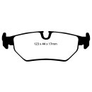 EBC Blackstuff Bremsbeläge Hinterachse ABE Jaguar XJ...