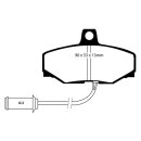 EBC Blackstuff Bremsbeläge Hinterachse ABE Jaguar XJSC Cabrio DP757