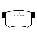 EBC Blackstuff Bremsbeläge Hinterachse ABE Honda Accord 5 CD7, CD9 Coupe DP781