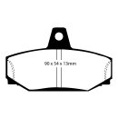 EBC Blackstuff Bremsbeläge Hinterachse ABE Volvo S90...