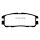 EBC Blackstuff Bremsbeläge Hinterachse ABE Opel Frontera A Sport 5SUD2 offen DP974