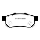 EBC Blackstuff Bremsbeläge Hinterachse ABE Honda CRX...