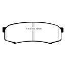 EBC Blackstuff Bremsbeläge Hinterachse ABE Toyota...