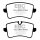 EBC Blackstuff Bremsbeläge Hinterachse ABE Audi A6 Allroad 4GH, 4GJ Kombi DPX2082
