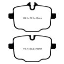 EBC Blackstuff Bremsbeläge Hinterachse ABE BMW 6 F12...