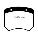 EBC Blackstuff Bremsbeläge Vorderachse mit ABE...