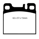 EBC Blackstuff Bremsbeläge Hinterachse ohne ABE...