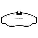 EBC Blackstuff Bremsbeläge Vorderachse mit ABE Land...