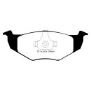 EBC Blackstuff Bremsbeläge Vorderachse mit ABE Seat...