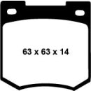 EBC Blackstuff Bremsbeläge Vorderachse ohne ABE...