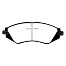 EBC Blackstuff Bremsbeläge Vorderachse mit ABE...