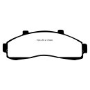 EBC Blackstuff Bremsbeläge Vorderachse ohne ABE Ford...