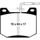 EBC Blackstuff Bremsbeläge Vorderachse ohne ABE...