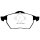 EBC Blackstuff Bremsbeläge Vorderachse mit ABE Audi A4 8D, B5 Stufenheck DP1324