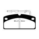 EBC Blackstuff Bremsbeläge Vorderachse mit ABE Aixam...
