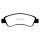 EBC Blackstuff Bremsbeläge Vorderachse mit ABE Citroen Xsara N0 Coupe DP1374