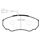 EBC Blackstuff Bremsbeläge Vorderachse mit ABE...