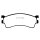 EBC Blackstuff Bremsbeläge Vorderachse mit ABE Mazda Premacy CP Großraumlimousine DP1409