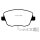 EBC Blackstuff Bremsbeläge Vorderachse mit ABE VW Polo 9A4 Stufenheck DP1479