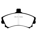 EBC Blackstuff Bremsbeläge Vorderachse mit ABE Smart...