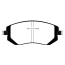 EBC Blackstuff Bremsbeläge Vorderachse mit ABE...