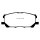 EBC Blackstuff Bremsbeläge Vorderachse mit ABE Toyota Highlander (USA) DP1681