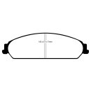 EBC Blackstuff Bremsbeläge Vorderachse mit ABE Dodge...