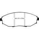 EBC Blackstuff Bremsbeläge Vorderachse mit ABE...