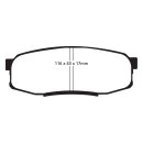 EBC Blackstuff Bremsbeläge Hinterachse ohne ABE...